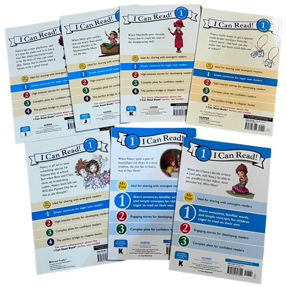 Fancy Nancy Set of 7 Level 1 I Can Read Books - Picture 2 of 2